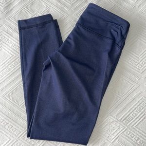 Lululemon wunder under tights in denim color